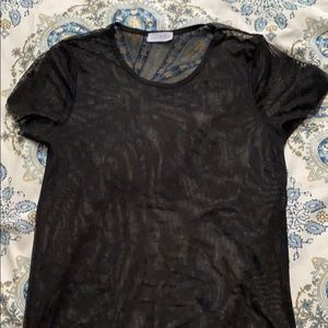 Full Tilt Black Mesh Shirt